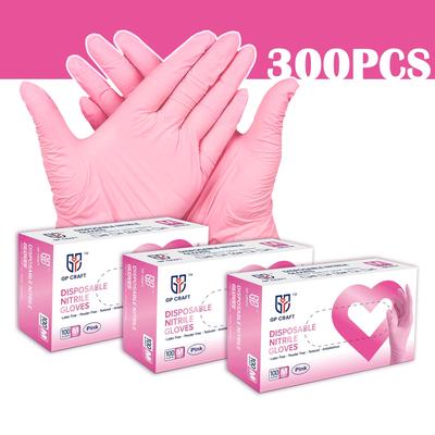 TEMU 300pcs Comfortable Disposable Gloves, 3.5mil, Powder And Latex-free, , Tough Resistance In House Chores Household