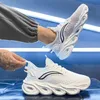 Herren Casual Sneakers dicke Plattform weiß Mesh Herren schuhe springen Größe 9 sportlich