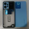 Per Xiaomi Redmi Note 12 4G Custodia del telefono Telaio centrale + Copertura posteriore della batteria Coperchio del pannello Porta posteriore + Obiettivo della fotocamera + Vassoio della scheda SIM