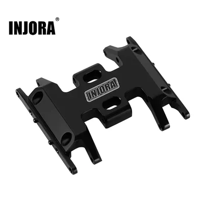 INJORA CNC-Aluminium-Vorwärts- und Rückwärts-Unterfahrschutz für 1/24 RC Crawler SCX24 Upgrade Image