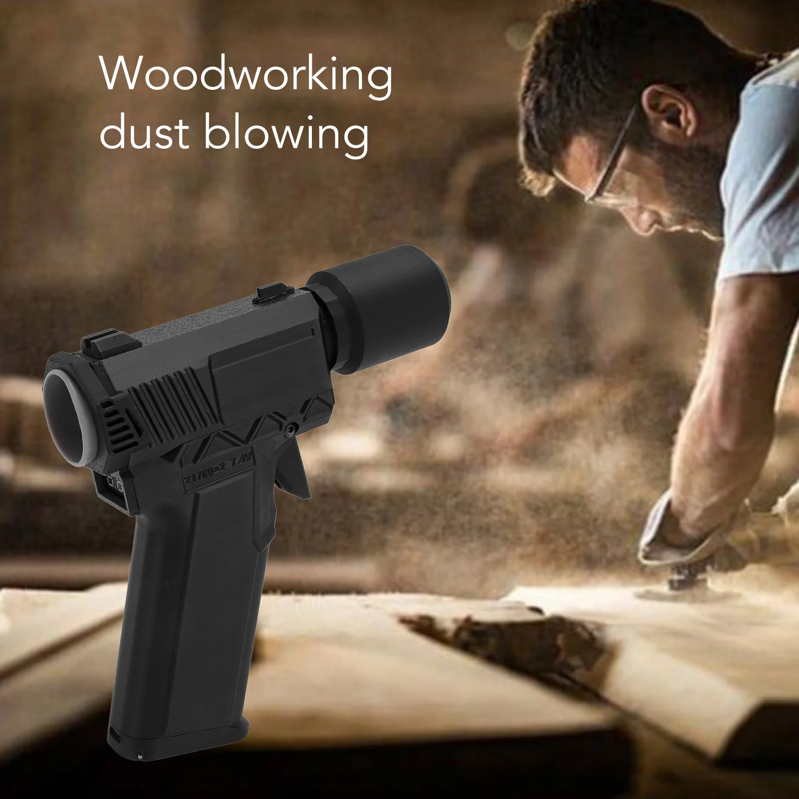 Elektrisches luft gebläse stufenlos geschwindigkeit effizient qc15w schnell 200000rpm elektrischer luft staub tuch für outdoor für tastatur für auto Image