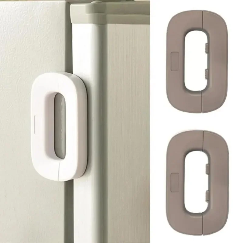 Kinder multifunktion ale Sicherheits schlösser Baby Anti-Quetsch-Hands chloss Schrank Türschloss Babys chutz Kühlschrank Schubladen schlösser Image