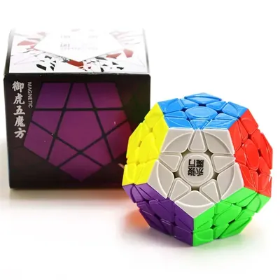 [ECube] YJ Yuhu V2M Magentic Wumofang Zauberwürfel Magentic Mega Cube 3x3 Magic Speed Cube 3x3x3 YJ Puzzle magico Kinderspielzeug Image