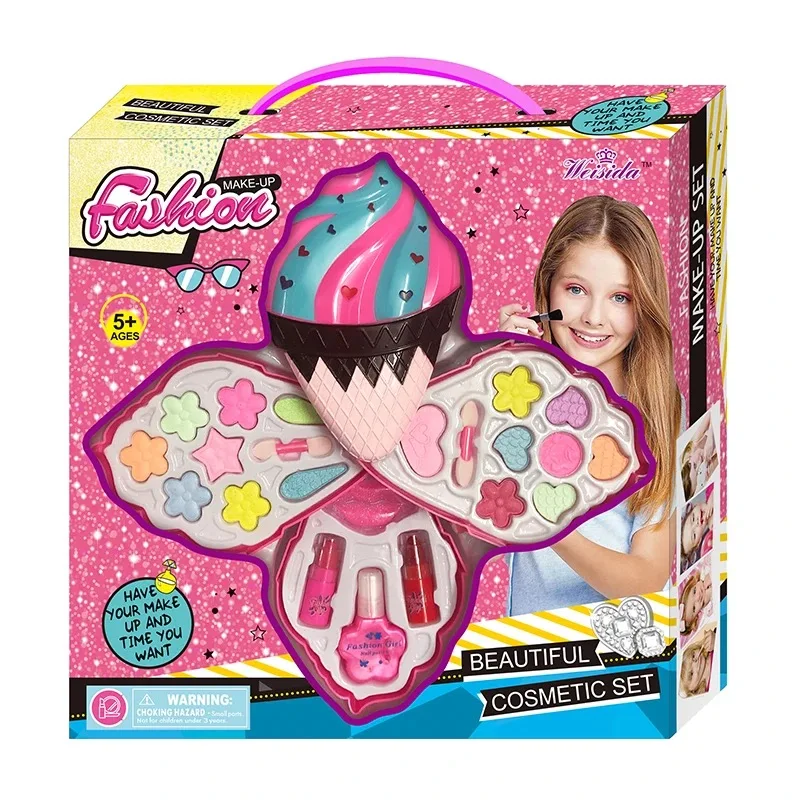 Mädchen Eis Kosmetik Prinzessin Kosmetik Box Eis Box Lippenstift Kinder Spielzeug Kinder Spiele Baby Kosmetik Set Image