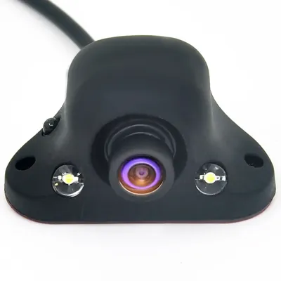 Mini CCD ccd nacht 360 Grad Auto Rückansicht Kamera Vordere Kamera Vorder Ansicht Seite Umkehr Backup Kamera 2 LED