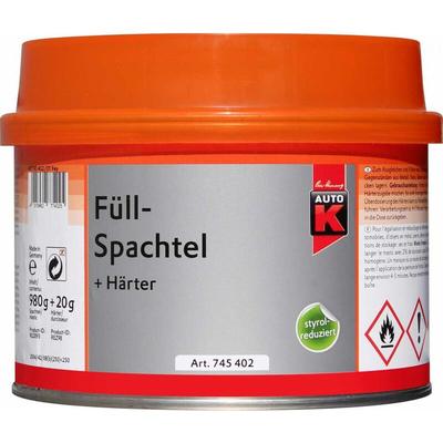 Auto-k - Füllspachtel + Härter 1000 g Spachtel Spachtelmasse