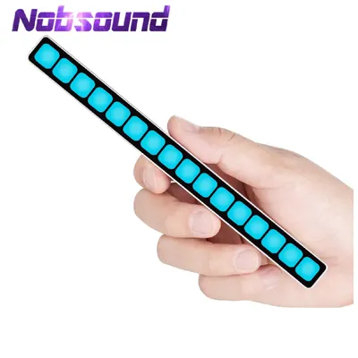 Nob sound 16-Bit-Mikrofon-Schallpegelmesser Musik spektrum Visualizer Audio-Display-Analysator Image