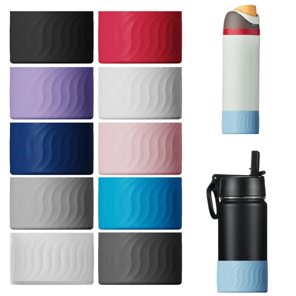 Silikon Boot Bottom Sleeve Cover für Stanley 40oz Tumbler Quencher Abenteuer und Ice Flow Flip 30 oz 20 oz Wasser flasche Image