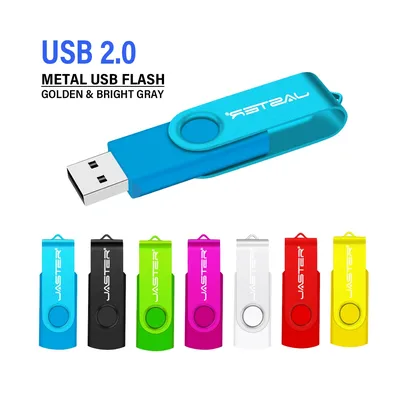 Großhandel gelbe USB-Flash-Laufwerke 128 GB drehbarer Memory Stick 64 GB kreatives Geschenk USB-Stick 32 GB Kunststoff-Stick 16 GB 8 GB 4 GB Image