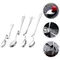 4 Pcs Stainless Steel Tableware Hanging Cup Coffee Spoon Mixing Household Dessert Spoons Cutlery Ice