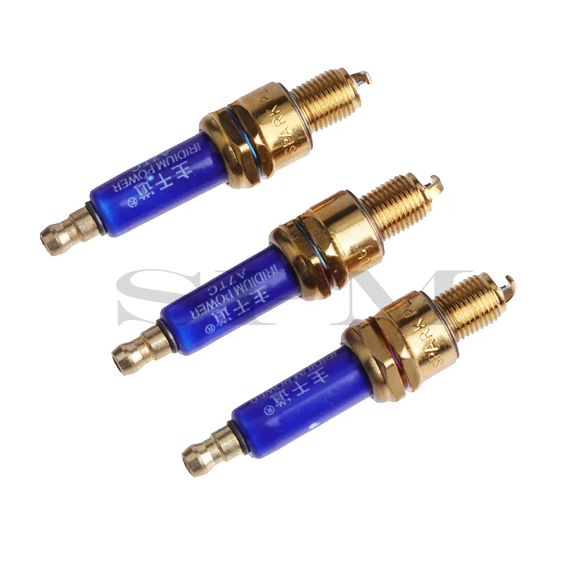 Motorrad zubehör 3 teile/los Hochleistungs-Iridium a7tc Zündkerze für gy6 50cc-150cc atv Dirt Bike Pit Bike Roller Image