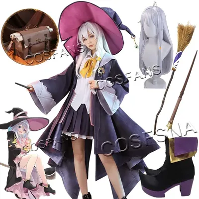 Anime Manga Wandern Hexe: Die Reise von Elaina Cosplay Elaina Kostüm Frauen Kostüm Cosplay Halloween Image