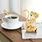 6PCS INS Stil Schwan Kaffee Löffel Set Edelstahl Kreative Teelöffel Geschirr Set Dekorative Desktop Decor Küche Gadgets