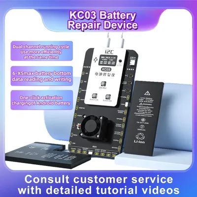 I2c kc03 Batterie Schnell lade reparatur instrument für iPhone 6-15pm Android Batterie Lese-und Schreib erkennungs aktivierung karte Tool