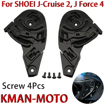 J-Cruise Visor Base Plate Replacement Pivot Kit for SHOEI J-Cruise 2, J Force 4,CJ-2 Helmet Visor Lock Mechanism Moto Parts