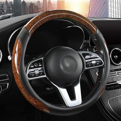 Steering Wheel Protector Steering Wheel Wrap Car Non-slip Steering Wheel Cover PU Leather Steering Wheel Car-styling