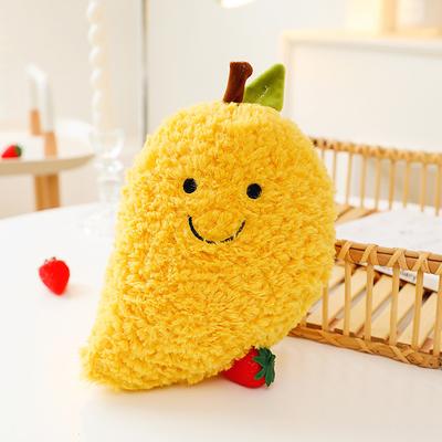 Fruit Plush Cuddly Toy for Kids - Soft Polyester Stuffed Figure for Interactive Play Ideal Gift for Ages 14 on Special Occasions like Christmas and Birthday