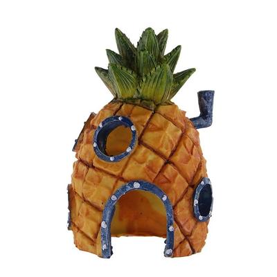 MiniAquariumFishTankOrnamentsCartoonPineappleHouseforFishTankAquariumDecorationAquariumHomeAccessories