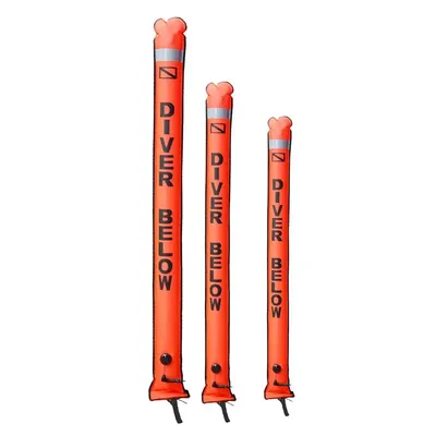 Marker Buoy Scuba Inflatable Scuba Signal Tube High Visibility Scuba Signal Flag Tube With