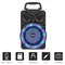 HiFi Bluetooth-Compatible Speaker Support TF Card HiFi Stereo Subwoofer RGB Light FM Radio Aux HIFI