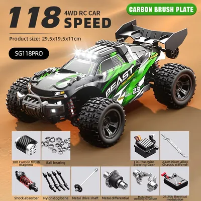 ZLL SG118 PRO 1:16 35km/h 4WD RC Car High Drift Speed Off Road Vehicle 1:16 Full Scale Professional