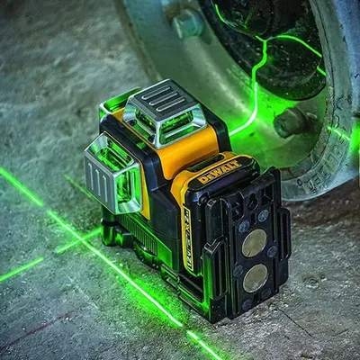 Dewalt DW089LG 3 Sides*360 Degree Vertical 12V Lithium Battery 12 Lines Laser Level Horizontal Green