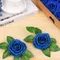 Artificial Flowers 25pcs Real Touch Fake Rose with Stems Foam Roses Bulk for DIY Wedding Bouquets