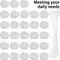 30Pcs Washer Lint Catcher Nylon Washing Machine Lint Trap with 30 Cable Ties Heavy-Duty Laundry Mesh