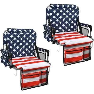 Stadium Seats for Bleachers with Back Support, Bleacher Seats with Backs and Cushion Wide, Stadium