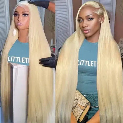 613 Blonde Straight 200 Density HD Transparent 13x4 13x6 Lace Front Human Hair Wigs For Women Brazilian Lace Frontal Wig