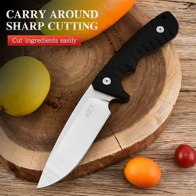 High Hardness Outdoor Straight Knife Outdoor Knife Portable Knife