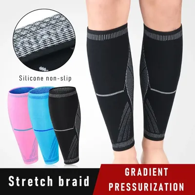 1PC Compression Calf Sleeve Basketball Volleyball Men Support Calf Elastic Running Football Sport