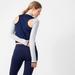 J. Crew Tops | J-Crew & New Balance Workout Top | Color: Gray/White | Size: Xs