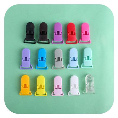 TEMU 10pcs Plastic Soothing Item Clips - Alligator Chain For Safety & Anti-lost Protection, Alligator Clips