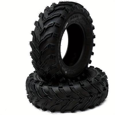 TEMU Merxeng 25x8-12 Atv/ Utv Tires 6pr 25x8x12 Off-road All-terrain Tires Tl, Set Of 2