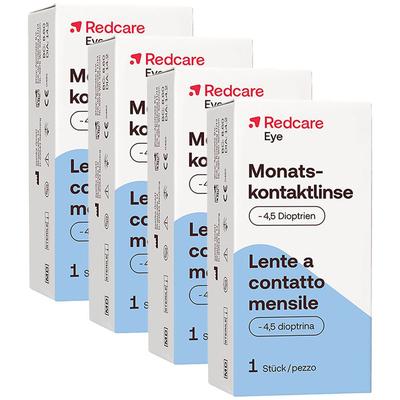 Redcare Monatslinse -4,5 4-er Set 4x1 St Kontaktlinsen Image