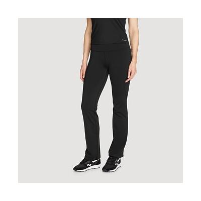 Eddie Bauer Women's Crossover Trail Adventure High-Rise Fleece-Lined Pants - Black - Size XL