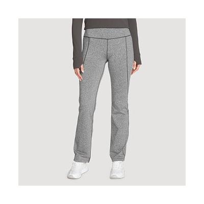 Eddie Bauer Women's Crossover Trail Adventure High-Rise Fleece-Lined Pants - Black/White - Size L