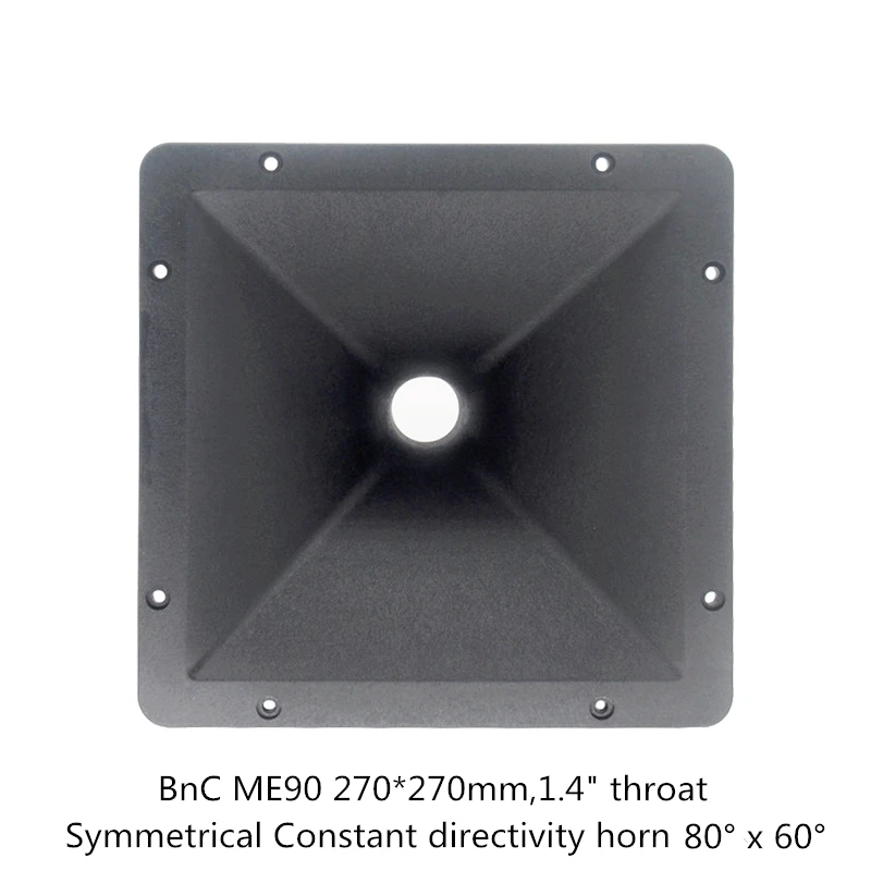 1PC DJ Altoparlante Tweeter Corno ME90 270*270mm 1.4 Pollici Per Il Sistema di Indirizzo Pubblico Audio Professionale Home Theater Karaoke HiFi