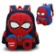 Sac à dos d'école Amine 3D Cartoon Spider Comic, sacs à dos imperméables, sac d'école léger pour