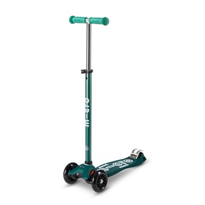 Micro Kickboard Maxi Deluxe Eco Scooter - Ages 5-12 - Dark Green