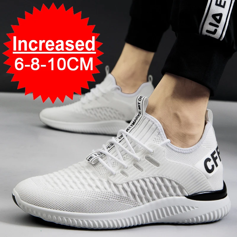 Männer Aufzug Schuhe Höhe Erhöhen Turnschuhe Schuhe für Männer 10 cm Atmungsaktive Casual Schuhe Unsichtbare Innere Erhöhung 8 cm Männer schuhe