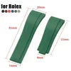 20 mm Gummi-Silikon-Armband für Rolex, Schwarz, Grün, Wassergeist, Submariner, Daytona, Herren-Sport-Taucharmband, verstellbare Größe