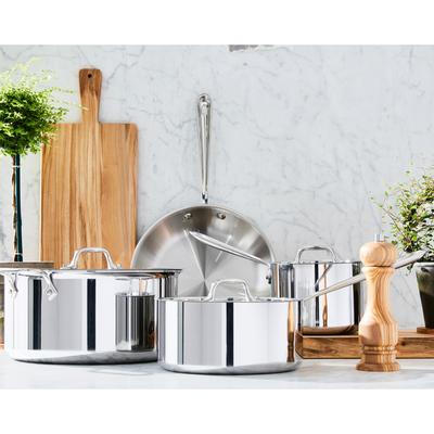 All Clad D3 Stainless Steel 7-Piece Cookware Set - Exclusive - Stainless