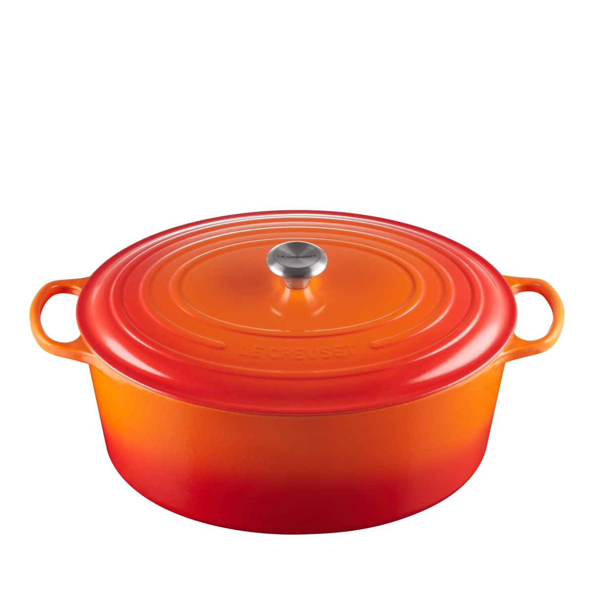 Le Creuset 15.5-Quart Oval Dutch Oven - Flame