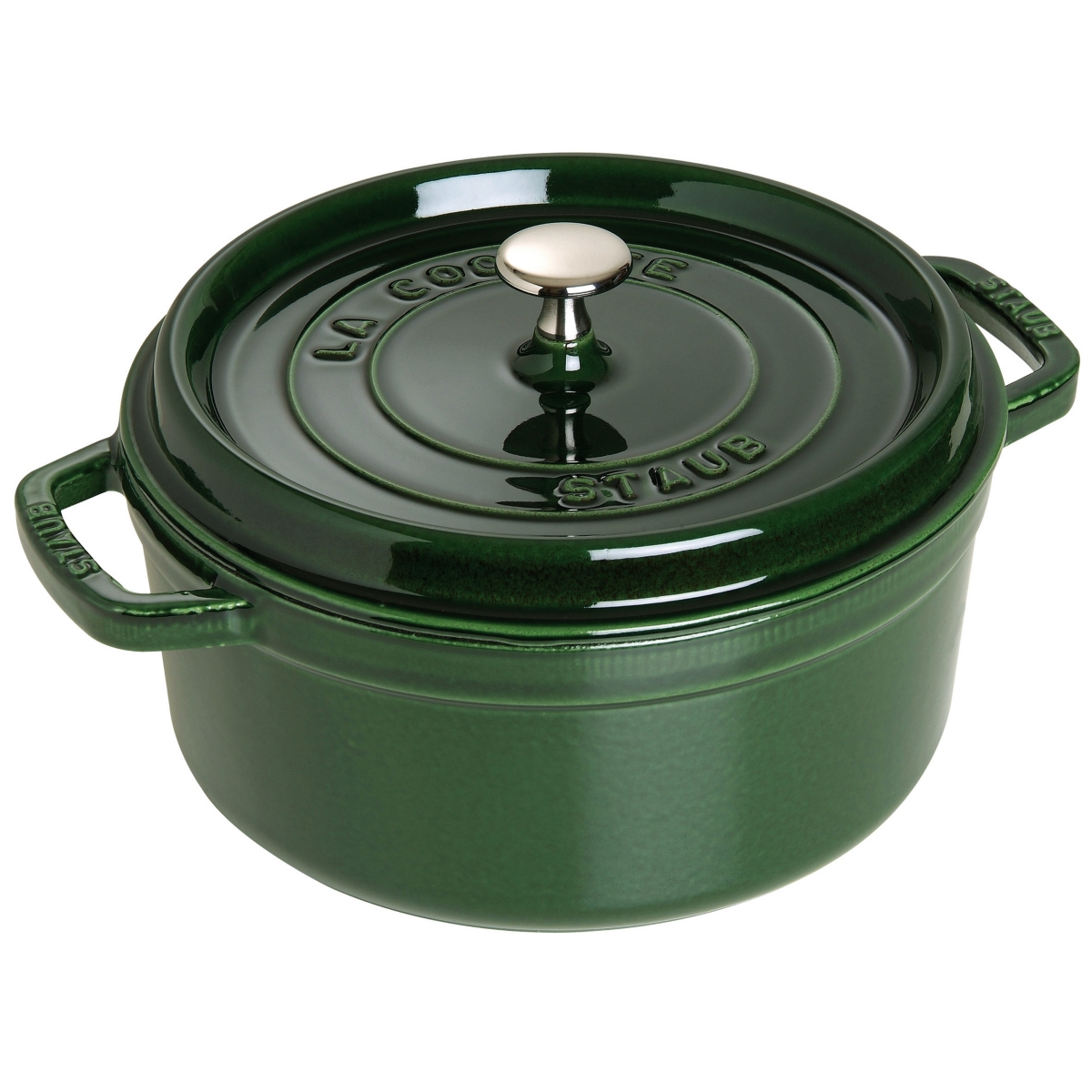 Staub Round Cocotte, 5.5 Quart - Basil