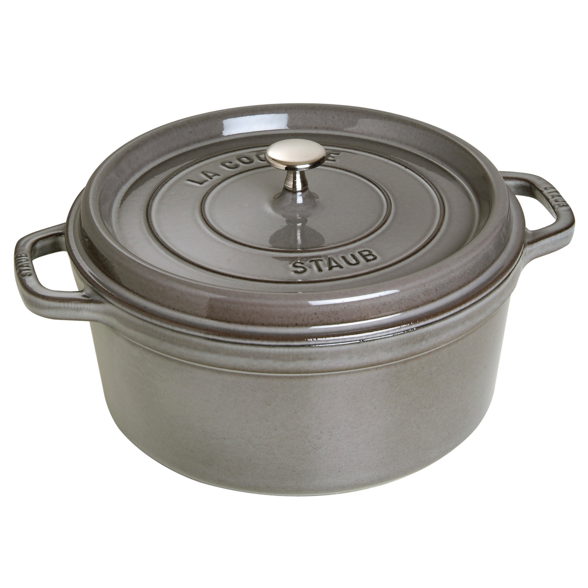 Staub Round Cocotte, 5.5 Quart - Grenadine