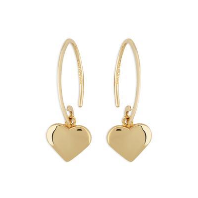 Bloomingdale's Fine Collection Heart Dangle Drop Earrings in 14K Yellow Gold - Gold