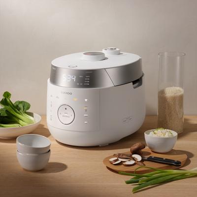 Cuckoo 10-Cup Twin Pressure Induction Rice Cooker & Warmer - White