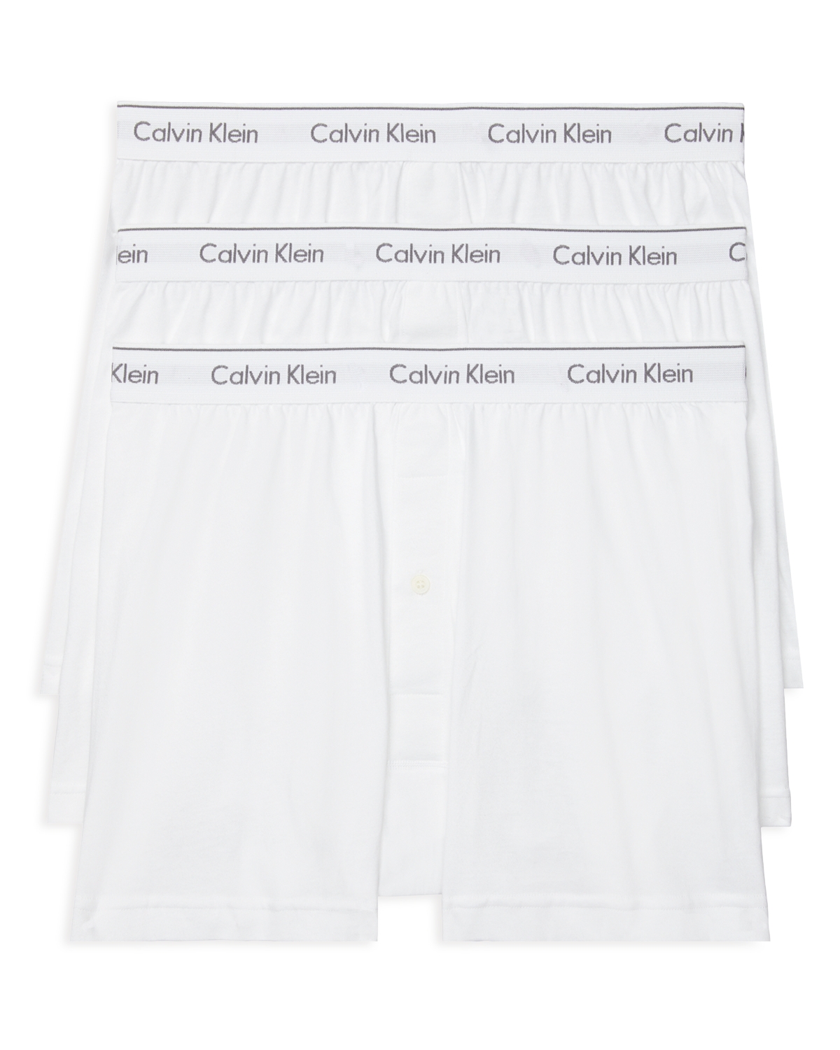 Calvin Klein Traditional Boxers, Pack of 3 - White